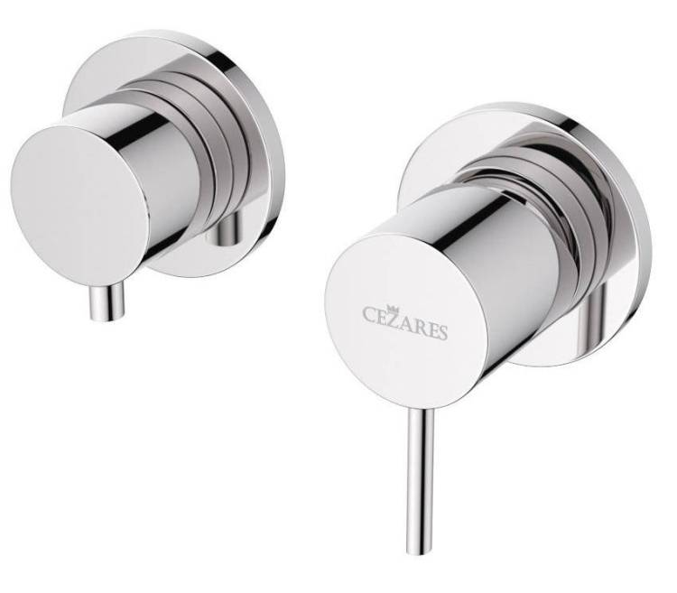 Смеситель для душа Cezares Leaf LEAF-VDIM3-L-01 хром