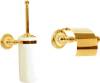 Набор Boheme Ершик Hermitage Gold 10363 + Держатель туалетной бумаги Hermitage Gold 10350