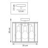 Потолочная люстра Lightstar Genni 798231 фото 3