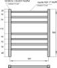 Полотенцесушитель электрический Point Веста PN70756BR бронза П7 500x600 фото 3