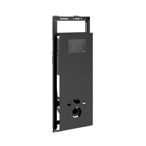 Система инсталляции для унитазов Wasserkraft Salm 27TLT.010.ME.BL.MB03 клавиша черный матовый