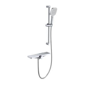 Смеситель для ванны Wonzon & Woghand WW-B2551-A-CR термостатический, с душевым гарнитуром, хром