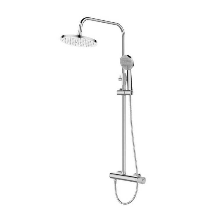 Душевая стойка Bronze de Luxe Focus 24612CM хром, мрамор