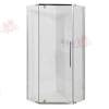 Душевой уголок AvaCan PC100 профиль хром, стекло прозрачное, 100x100x195 фото 4