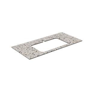 Столешница Kerama Marazzi Plaza (Плаза) KM6012G0471RP100Ir2 белый натуральный, 100x48