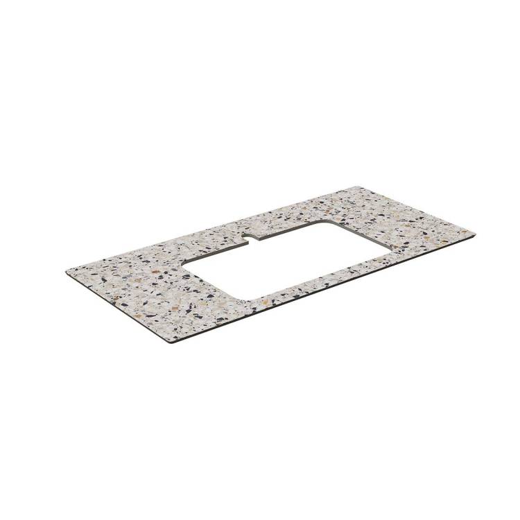 Столешница Kerama Marazzi Plaza (Плаза) KM6012G0471RP100Ir2 белый натуральный, 100x48