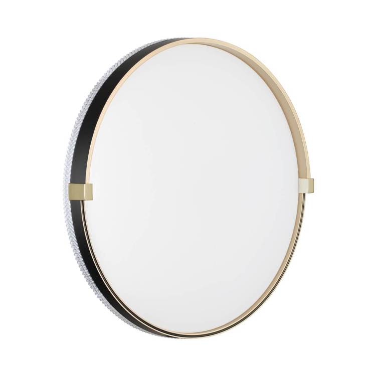 Настенно-потолочный светодиодный светильник Sonex Olidi Black 7647/ELN