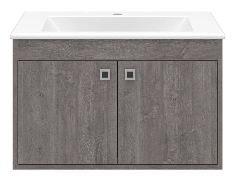 Тумба с раковиной Misty Пайн 70 Э-Пай-09070-19-2По 69x43 коричневый