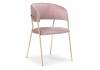 Стул Woodville Kamelia 15321 pink, gold