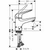 Смеситель для раковины Hansgrohe Novus 71020000 хром фото 4