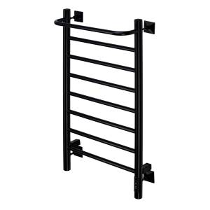 Полотенцесушитель электрический Comfysan Capri 012755 EC-8 80/40 с полкой, черный матовый