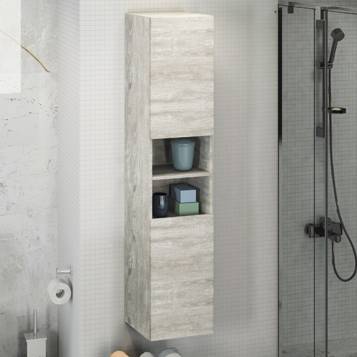 Шкаф-пенал Comforty Верона-35 00004137140 дуб белый