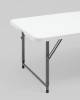 Стол складной Stool Group Кейт Z122-3X-H.ADJ white белый, с регулировкой высоты 122x61x74 фото 5