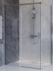 Душевой уголок Cezares PLANE-AH-1-130/90-C-IN профиль сатин, стекло прозрачное, 130x90x195 фото 4