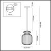 Подвес Odeon Light Jugi 5042/1A фото 3