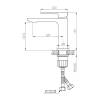 Смеситель для раковины Orange Lutz M04-021W,белый фото 6