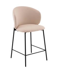Стул полубарный Stool Group Блейз LV-109-E10-P-01 молочный, велюр