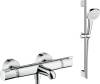 Душевой комплект Hansgrohe Ecostat Comfort 13114000 термостат + душевой гарнитур Croma Select E Vario 26582400
