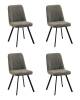 Набор из 4 стульев Stool Group Grein OS-2452-4 Bregocv-77 DUAL X4 зеленые