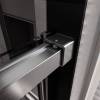 Душевая дверь в нишу Veconi Premium Trento PTD40-GR-120-01-C4 профиль брашированный графит, стекло прозрачное, 120x200 фото 4