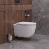 Унитаз подвесной Cezares Relax CZR-3806-53-TH-TOR/SC безободковый, сиденье микролифт фото 12