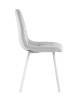 Набор из 4 стульев Stool Group Chilly OS-2011-V seat HLR-14 wl DUAL X4 серебристый, белые ножки, велюр фото 4