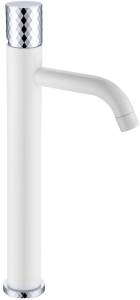 Смеситель для раковины Boheme Stick 122-WCR White Diamond Chrome