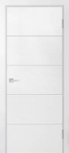 Межкомнатная дверь эмаль Текона Смальта-line 03U, глухая, Ral 9003 белый 700x2000