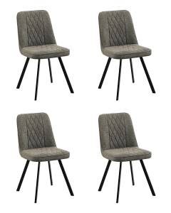 Набор из 4 стульев Stool Group Grein OS-2452-4 Bregocv-77 DUAL X4 зеленые