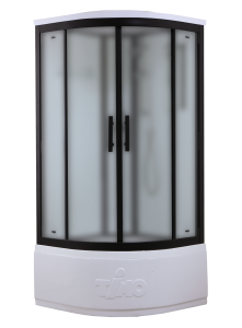 Душевая кабина Timo Standart Т-6690 Black Fabric 90x90x220