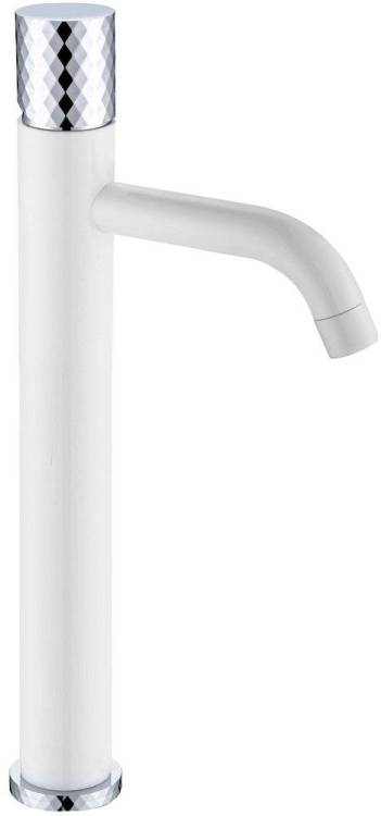 Смеситель для раковины Boheme Stick 122-WCR White Diamond Chrome