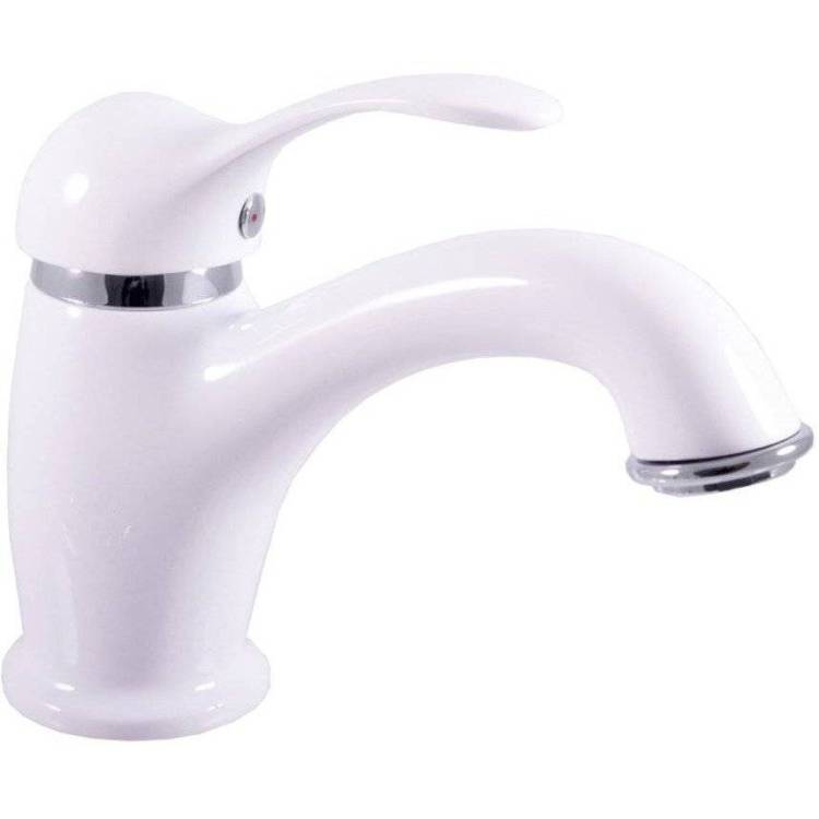 Смеситель для раковины Rav Slezak Labe L026.5BC хром, белый