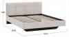 Кровать двуспальная Трия Элис TRI_263482 Бежевый фото 2