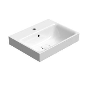 Раковина GSI Nubes 9682111 50 см, белая глянцевая