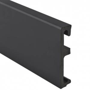 Плинтус Salag Alpha AP81М3 Czarny (Черный) 2400x80x16