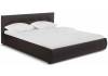 Кровать Woodville Афродита 353602 эко кожа коричневая с ПМ 180x200
