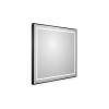 Зеркало BelBagno SPC-KRAFT-900-800-LED-TCH-WARM-NERO с подсветкой и подогревом, Черный фото 2