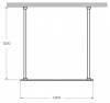 Душевая перегородка Cezares Liberta LIBERTA-L-2-120-120-BR-NERO черный фото 5