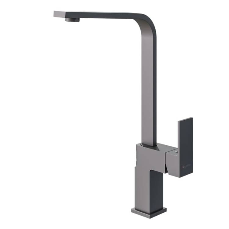 Смеситель для кухни Knotlor Stable KN-21/GM вороненая сталь