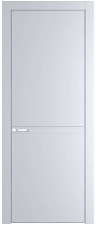 Межкомнатная дверь Profil Doors 11 PE полотно Вайт, кромка алюминиевая с четырех сторон матовая, алюминиевый молдинг 3мм 700x2000