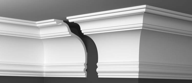 Плинтус потолочный Де-Багет ДП 55/280 200x17.4x21.9