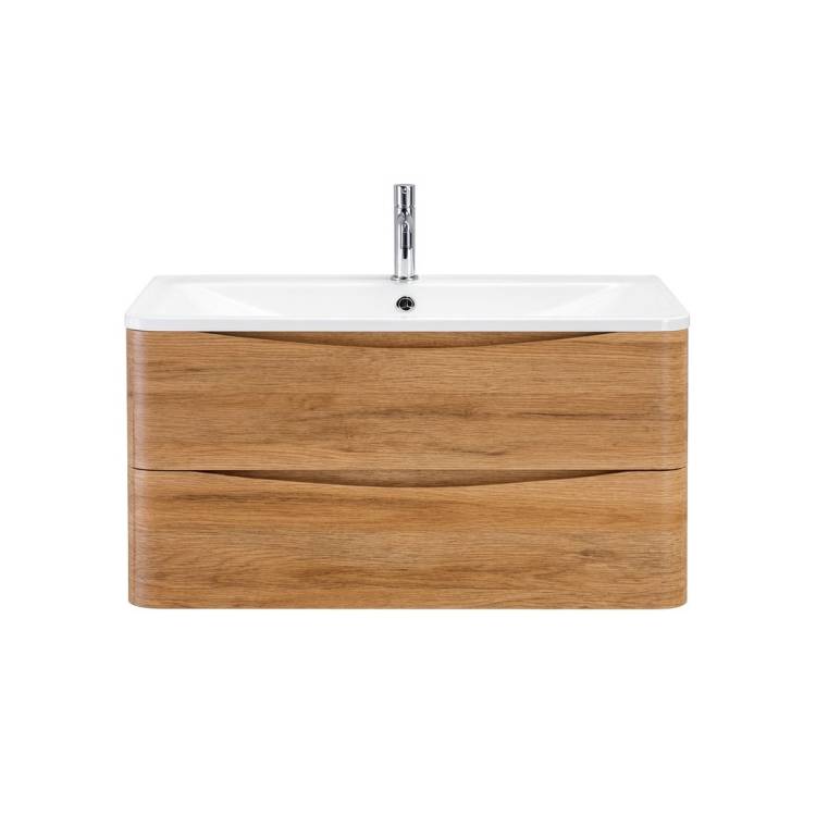Тумба с раковиной BelBagno Acqua 100 подвесная, rovere rustico