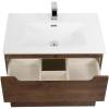 Тумба с раковиной Belbagno Etna H-60 ETNA-H60-600-2C-SO-RW-P 60x45x60 Rovere Moro подвесная с двумя выкатными ящиками, с доводчиками фото 4
