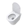 Унитаз приставной BelBagno Flay BB1003CB-TOR/SC безободковый, с сиденьем микролифт, белый фото 3