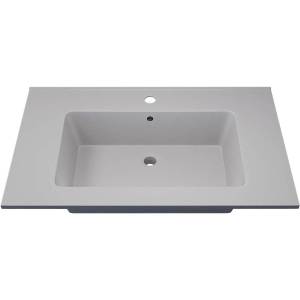 Раковина Uperwood Parma Quartz 291003005 77 см, жасмин, белая матовая