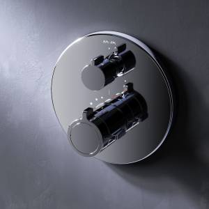 Смеситель для ванны Am.Pm X-Joy F85A95600 встроенный с ТМС на 3 потребителя, хром