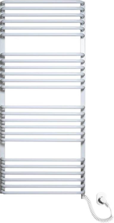 Полотенцесушитель электрический Luxrad Salto Invest 063767 120х53 R, белый, терморегулятор selmo pad