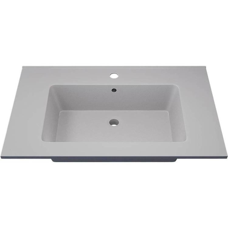 Раковина Uperwood Parma Quartz 291003005 77 см, жасмин, белая матовая