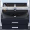 Раковина Uperwood Foster Quartz 291030043 черная матовая, космос, 90x45.5 фото 3
