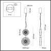 Подвес Odeon Light L-Vision 5416/13LB фото 6